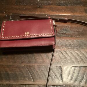 Michael Kors Wine Red Crossbody Bag